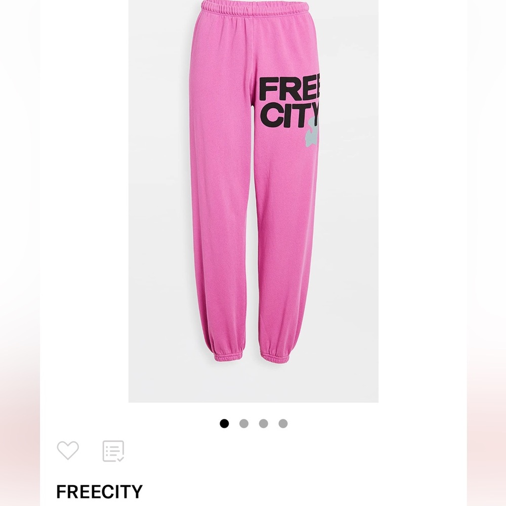 NWOT Freecity Sweatpants sz M